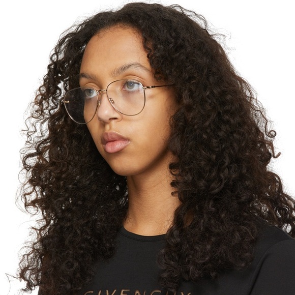 GIVENCHY BLACK/PALE GOLD/HAVANA OPTICAL UNISEX AVIATOR EYEGLASSES GV 0150 - Picture 1 of 6